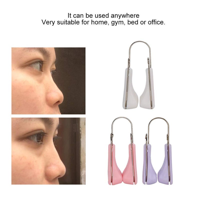 woobles 3Pcs Nose Up Lifting Magic Nose Shaper Clip Beauty Nose Slimming Device Pain Free High Up Tool - Image 2